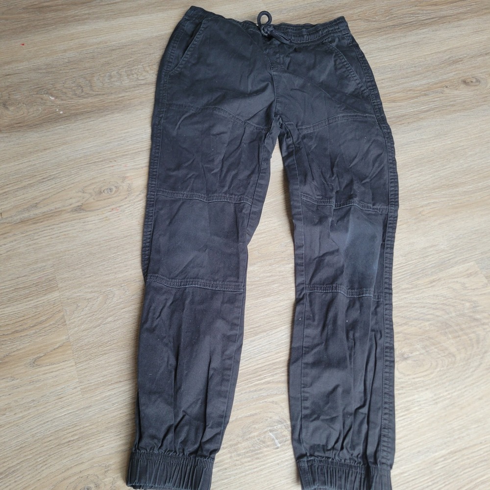 Cat & Jack Boys Jogger Pants Size 8 Black Cotton Spandex Casual School Wear